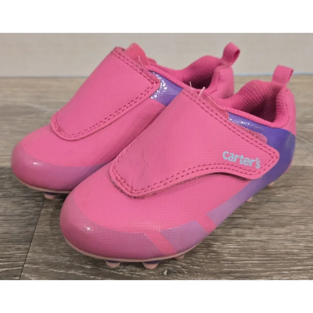 Carter's Pink and Purple Slip-On Toddler Sneakers